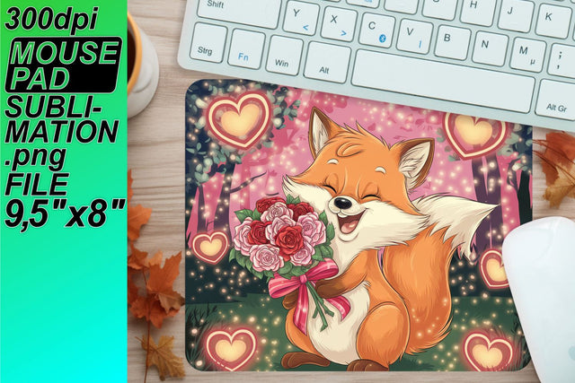 Customizable mouse pad designs, perfect for your workspace! , Valentines Sublimation HoodArtCraft 