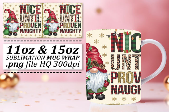 Customizable mug wrap PNGs, great for any style! , Gnomes Sublimation afrosvg 