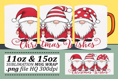 Customizable mug wraps, express your creativity! , Xmas Sublimation afrosvg 
