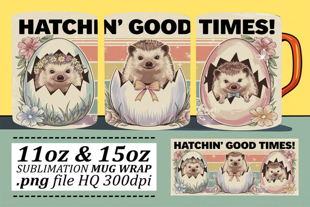 Customizable mug wraps, express your unique flair! , Easter Sublimation afrosvg 