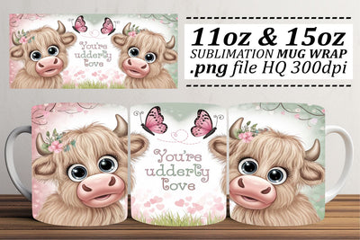 Customizable mug wraps, express your unique flair! , Love Sublimation afrosvg 