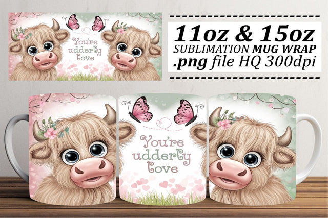 Customizable mug wraps, express your unique flair! , Love Sublimation afrosvg 