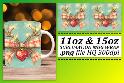 Customizable mug wraps, express your unique flair! , Xmas Sublimation afrosvg 