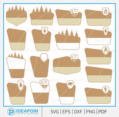 Customizable National Park Sign svg, National Park Clipart, National Park Sign Vector, National Parks Sign Outlines, Customizable Templates SVG Dinvect 