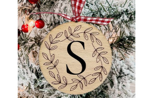 Customizable Ornaments Laser SVG File SVG Crafting With Brenna 