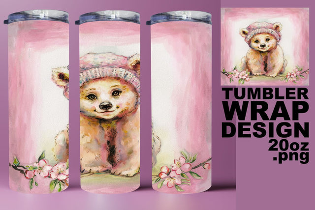 Customizable tumbler wrap, perfect PNG for crafting! , Animals Sublimation HoodArtCraft 