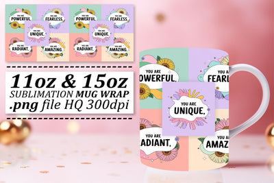 Customizable wrap templates, great for DIY gifts! , Quote Sublimation afrosvg 
