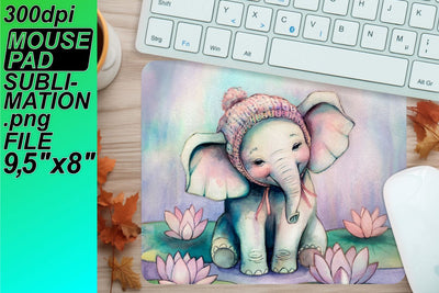 customize with ease! , Sublimation-ready mouse mats, Animals Sublimation HoodArtCraft 