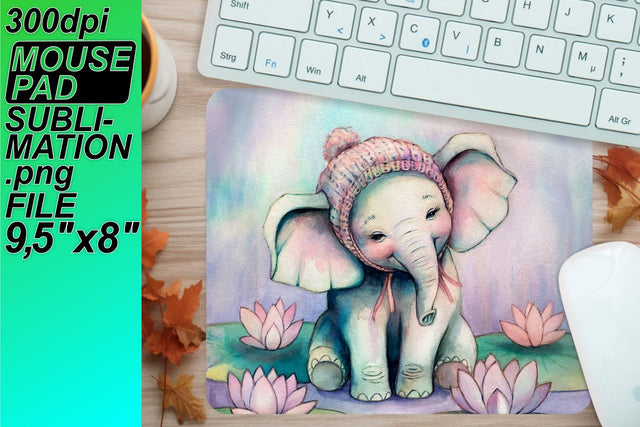 customize with ease! , Sublimation-ready mouse mats, Animals Sublimation HoodArtCraft 