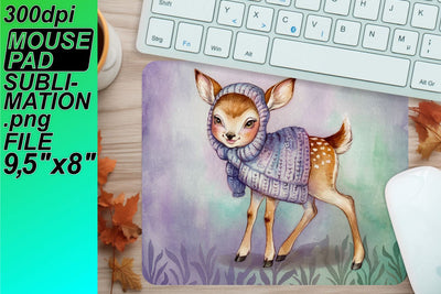 Customize your mouse pad with vibrant sublimation designs! , Animals Sublimation HoodArtCraft 