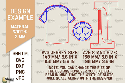 Customized Engraved Wood Football Player Sports Jersey Sign SVG Evgenyia Guschina 