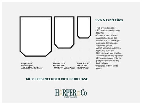 Cut Corners Banner SVG PNG Cut EPS File SVG HarperNCo 