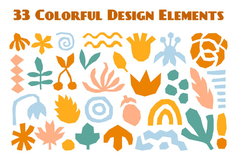 Cut Out Abstract Colorful Shapes PNG Clipart Sublimation Rin Green 