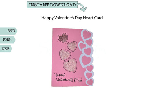 Cut out Card SVG-Happy Valentine’s Day SVG Sharia Morton Designs 