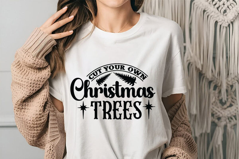 Cut your own christmas trees SVG Angelina750 