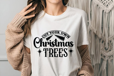 Cut your own christmas trees SVG Angelina750 