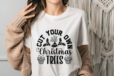 Cut your own christmas trees SVG Angelina750 