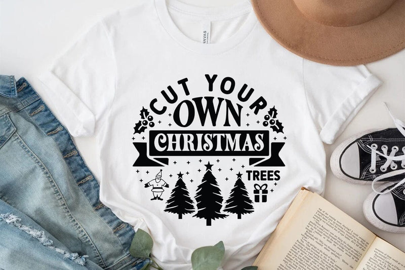 Cut your own christmas trees SVG Angelina750 