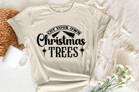 Cut your own christmas trees SVG Angelina750 