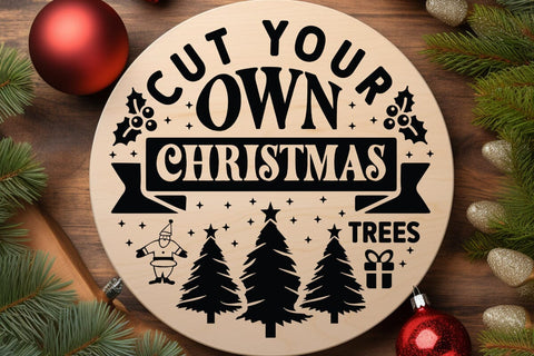 Cut your own christmas trees SVG Angelina750 