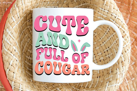Cute and full of cougar Svg Design SVG Regulrcrative 