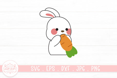 Cute and Funny Bunny Clipart Bundle SVG dapiyupi store 
