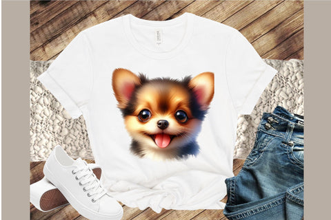 Cute and Funny Dog Breeds Clipart Bundle Sublimation designartist 