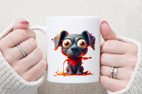 Cute and Funny Dog Breeds Clipart Bundle Sublimation designartist 