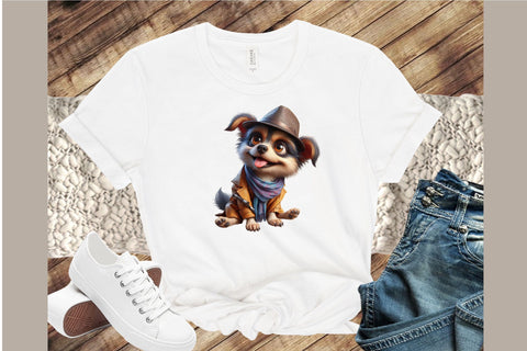 Cute and Funny Dog Breeds Clipart Bundle Sublimation designartist 