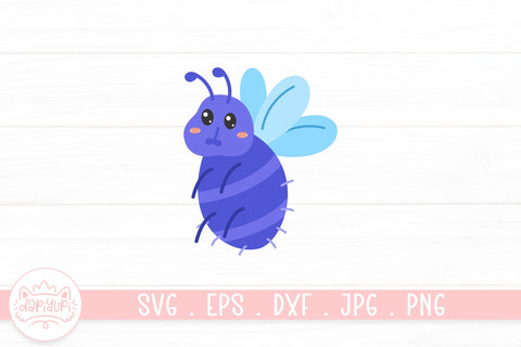 Cute and Funny Insect Cartoon Illustration Bundle SVG dapiyupi store 