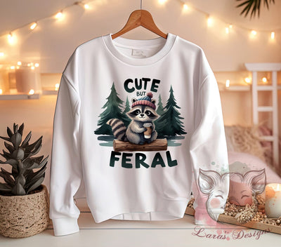Cute Animal Art, Sarcastic Quote, Feral Humor, Funny PNG, Animal Sublimation, Whimsical Design, Digital Download, Playful Sarcasm Sublimation Lara' s Designs 
