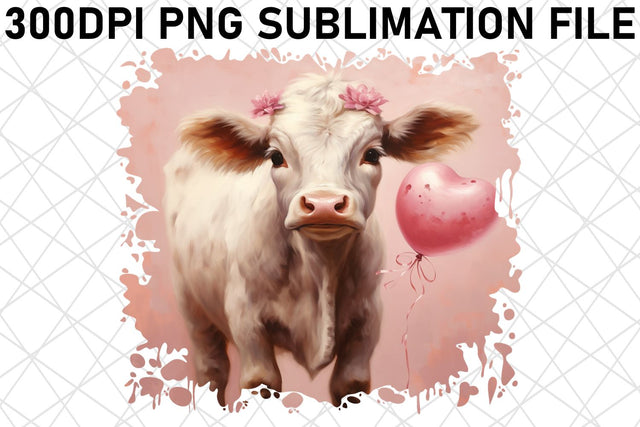 Cute Animal with Heart Balloon Art Pack Sublimation afrosvg 