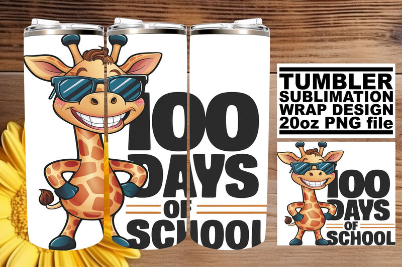 Cute Animals Tumbler Wrap 20oz Sublimation Sublimation afrosvg 