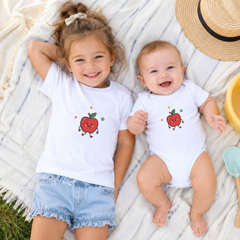 Cute Apple Character Machine Embroidery Design – Back to School Apple Embroidery File Embroidery/Applique DESIGNS PatternFeed8 