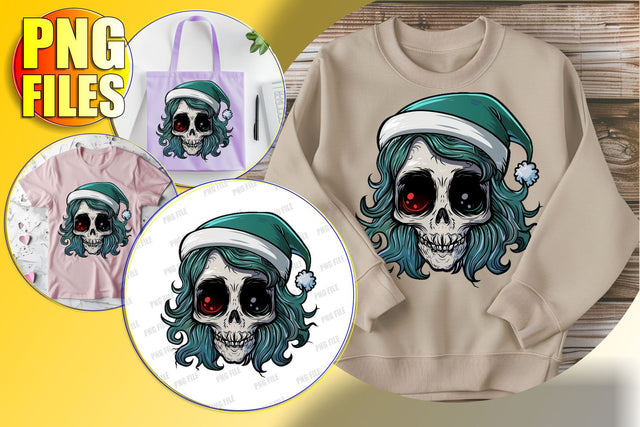 Cute Autumn Skull Clipart for Sublimation - Coquette Bow Sublimation afrosvg 