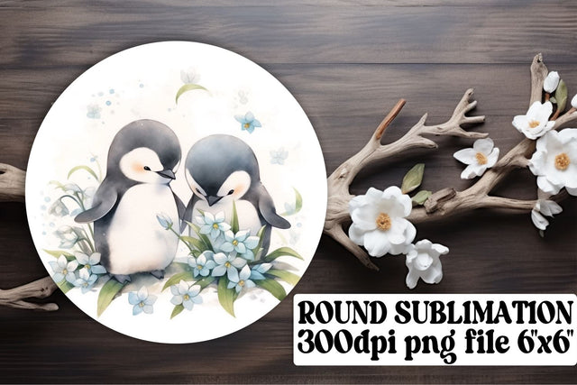 Cute Avian Circle Designs Sublimation afrosvg 