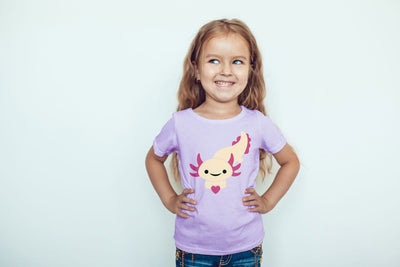 Cute Axolotl with Heart SVG SVG Risa Rocks It 
