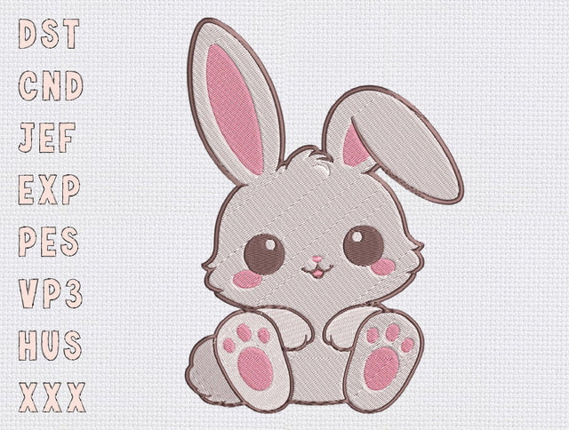 Cute Baby Bunny Embroidery Design Embroidery/Applique DESIGNS designartist 