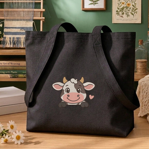 Cute Baby Cow Embroidery Design – Kawaii Smiling Calf with Heart Farm Animal Machine Embroidery File Embroidery/Applique DESIGNS PatternFeed8 