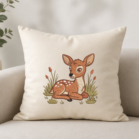 Cute Baby Deer Fawn Machine Embroidery Design PES DST Stitch Pattern Files Embroidery/Applique DESIGNS PatternFeed8 