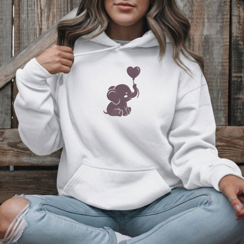Cute Baby Elephant Balloon Embroidery Design – Heart Balloon Elephant Machine Embroidery File Embroidery/Applique DESIGNS PatternFeed8 