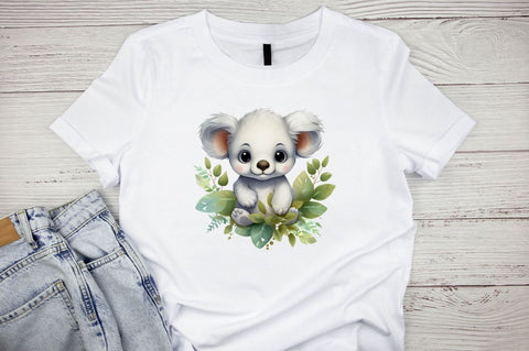 Cute Baby Koala Sublimation Clipart Bundle Sublimation Designangry 