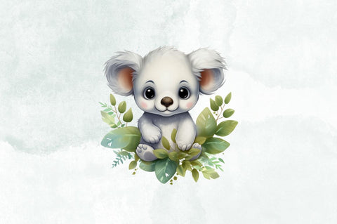 Cute Baby Koala Sublimation Clipart Bundle Sublimation Designangry 