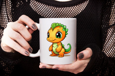 Cute Baby Orange Dinosaur Sublimation Bundle Sublimation Designangry 