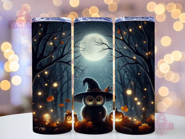Cute Baby Owl 20oz Tumbler Wrap Sublimation Design, Straight Tapered Tumbler Wrap, Owl Adorable Sorcerer Tumbler Png, Instant Digital Download Sublimation SvggirlplusArt 