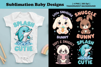 Cute Baby PNG Bundle, Baby Shower PNG Sublimation Paper Switch 