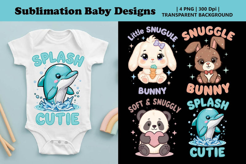 Cute Baby PNG Bundle, Baby Shower PNG Sublimation Paper Switch 