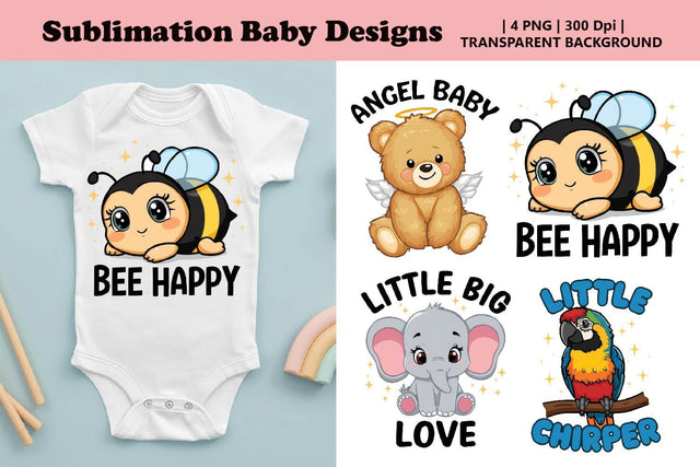 Cute Baby PNG Bundle, Baby Shower PNG Sublimation Paper Switch 
