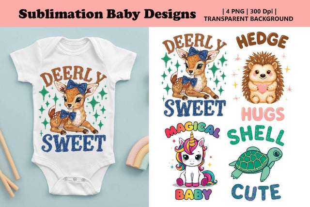 Cute Baby PNG Bundle, Baby Shower PNG Sublimation Paper Switch 