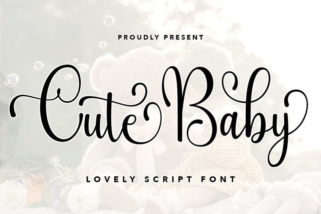 Cute Baby Script Font - So Fontsy